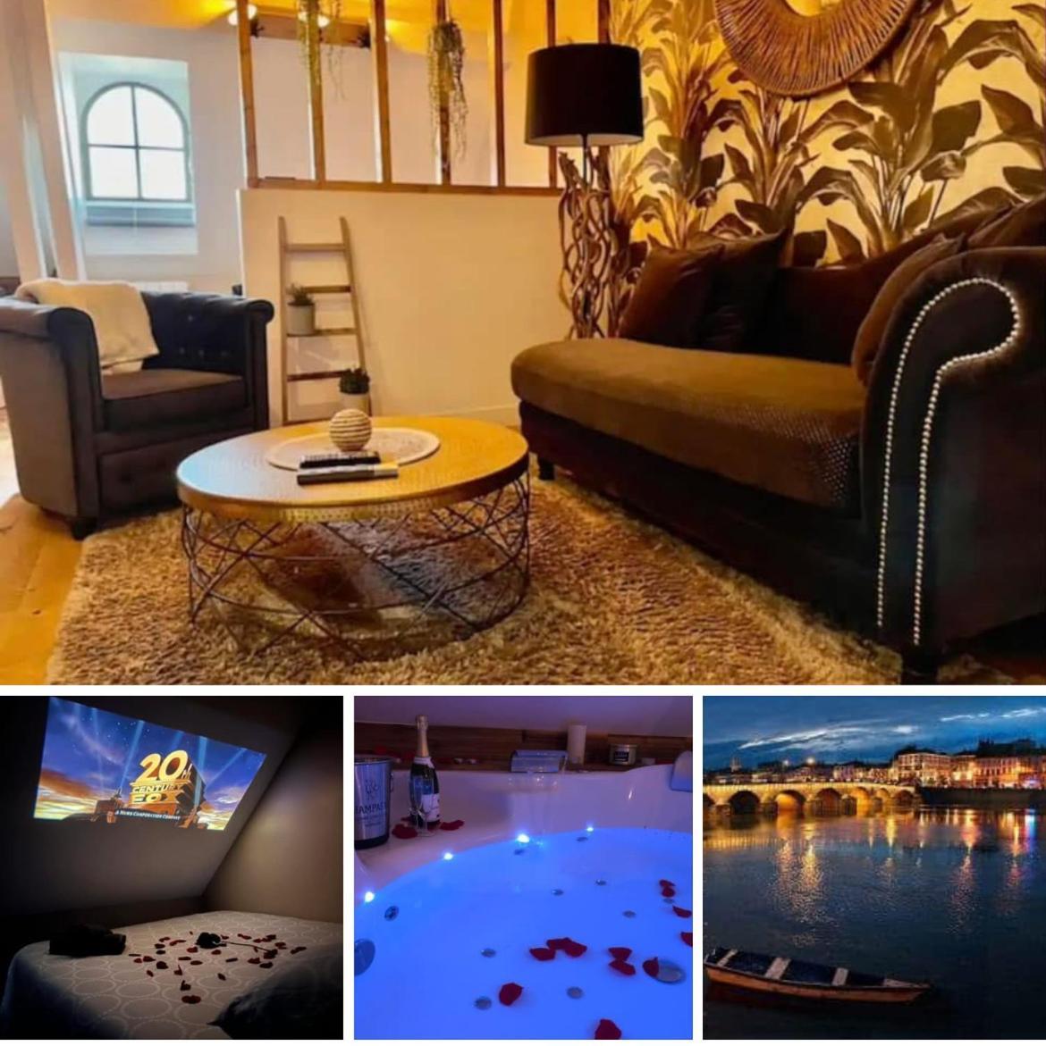 Sejour Detente Au Coeur De Macon Spa,Cine,Bouteille Offerte المظهر الخارجي الصورة